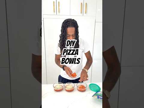 DIY pizza bowls for the kids!