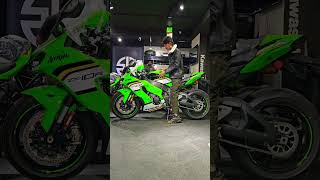 Dream bike Kawasaki Zx10R 🥹🔥💀. Shocked😱#zx10r #bmws1000rr