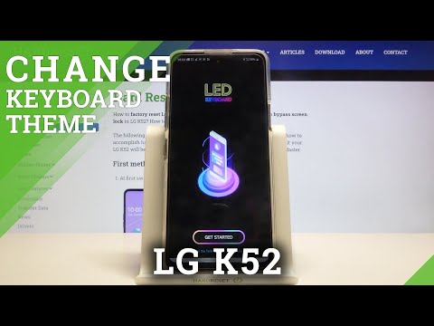 How to Install LED Keyboard in LG K52? Change Keyboard Theme