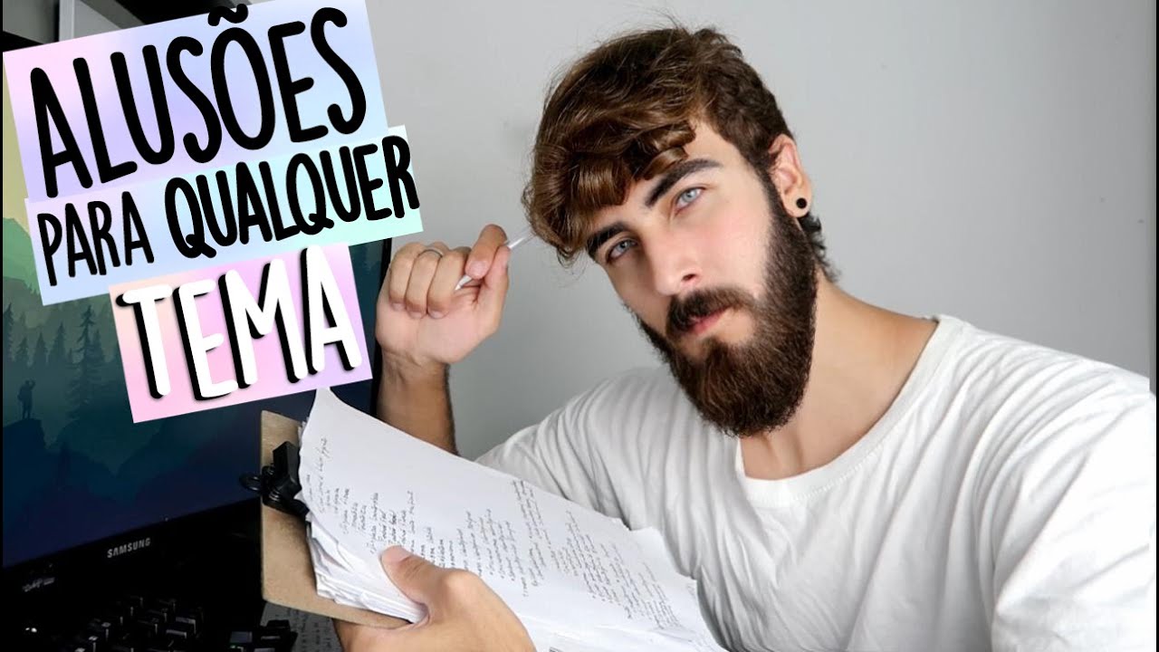 3 ALUSÕES PRONTAS QUE SE ENCAIXAM EM QUALQUER TEMA DA REDAÇÃO