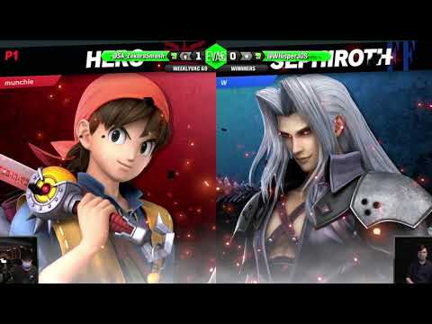 Weeklyvac 69 - SSBU - Whisper (Sephiroth) vs Munchie (Hero)
