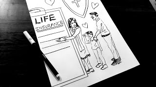 life insurence drawing /general liability insurance drawing /worker's compensation insurance