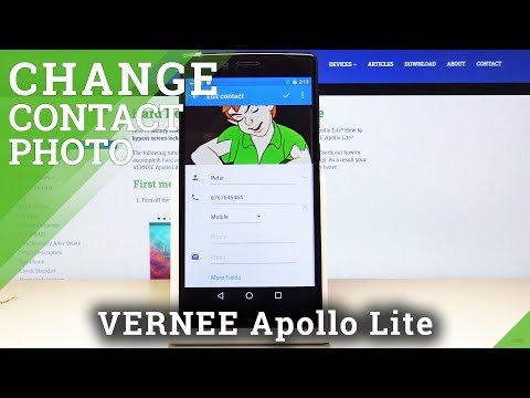How to Add Profile Picture in VERNEE Apollo Lite – Set Up Contact Photo