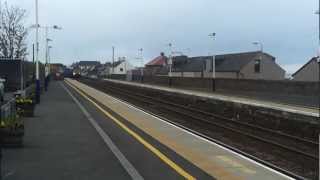 preview picture of video 'DRS 66421 filmed at Carnoustie Station on Sat 05 May 2012 18:57.'