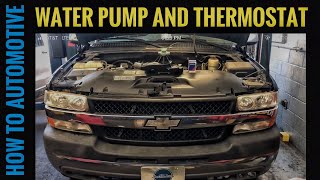 How To Replace A Water Pump And Thermostat On A Chevy 2500hd With 8.1l Engine