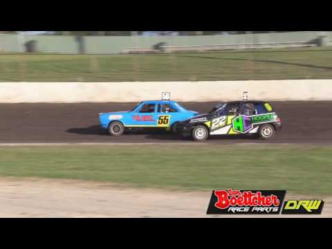 Junior Sedans - Heat 7 - Australian Title - Borderline Speedway - 06.01.17
