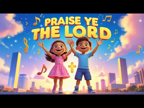 Praise Ye The Lord | Christian Song for Kids | Bible Worship Fun & Learning