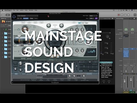 MainStage Sound Design Screenshare- Designing the Free MainStage Patch of the week