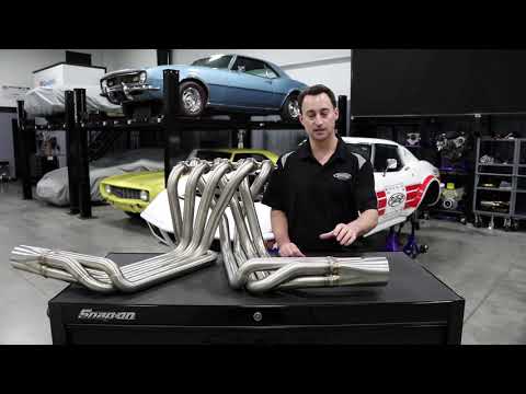 C3 LS Engine Stainless Steel Sidepipe Headers - 1968-82 Corvette - Detroit Speed