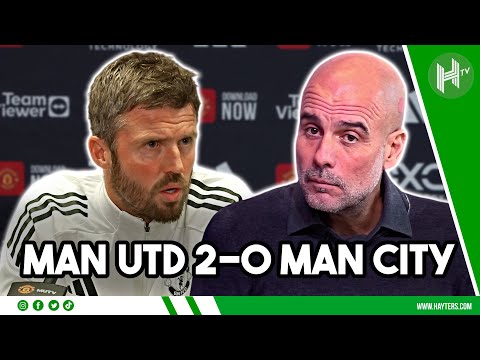 LIVE | Man Utd 2-0 Man City | Michael Carrick & Pep Guardiola