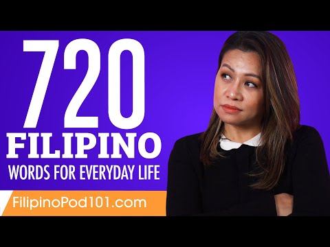 720 Filipino Words for Everyday Life - Basic Vocabulary #36