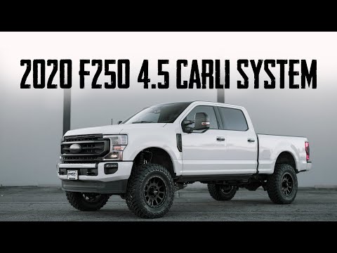 2020 Ford Super Duty on a 5.5” Carli Suspension Back Country System
