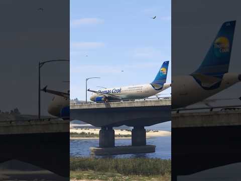 Mid-Air Engine Fire, Plane Lands on Highway Bridge