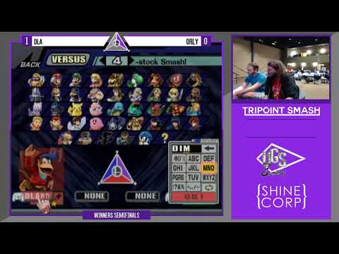 DLA (Diddy Kong) vs ORLY (C. Falcon) - Tripoint Smash #12 Winner's Semifinals