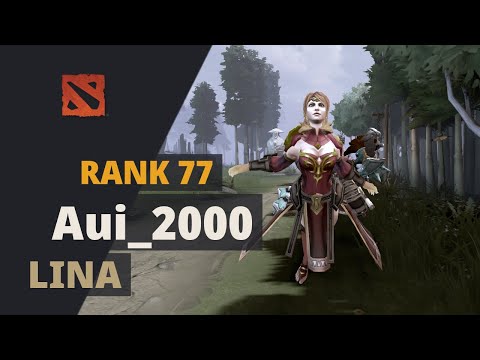 Aui_2000 (Rank 77) plays Lina Dota 2 Full Game