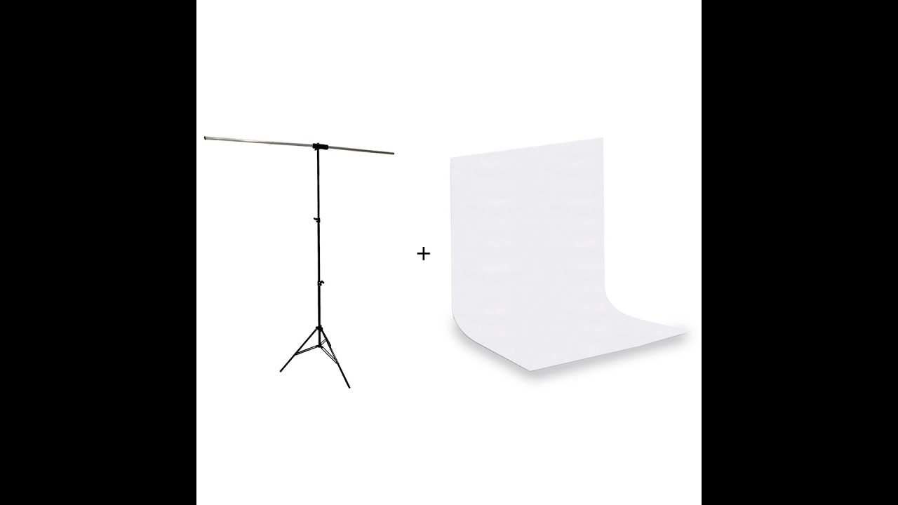 Tripé Suporte Para Fundo Fotográfico Mini Estúdio Compacto