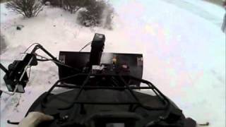 preview picture of video 'My First Snow Removal for 2010 in Escanaba MI'