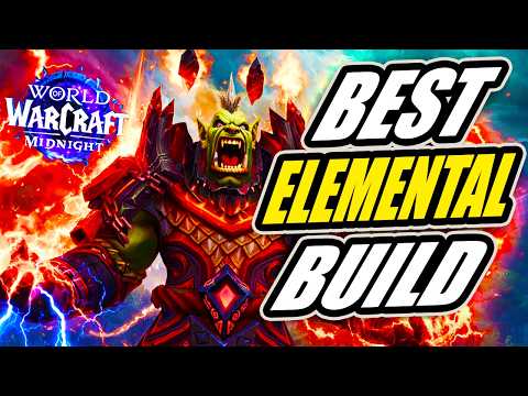 BEST ELEMENTAL SHAMAN BUILD + BURST ROTATION + MACROS +BIS STATS Midnight 12.0 World of Warcraft PvP