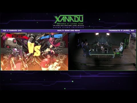 F@X 245 GGXRD2 - KBnova (Bedman) Vs. Moongrass (I-No) Guilty Gear XRD Rev 2 Winners Semis