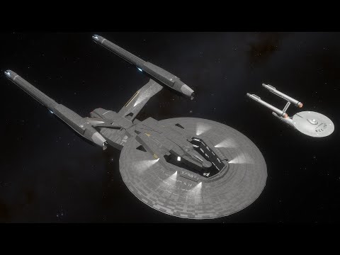 USS Vengeance v TOS Enterprise Size Comparison
