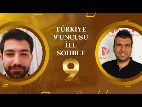 YETKİUZEM HAKİMLİK SINAVI TÜRKİYE 9'UNCUSU ARKADAŞIMIZLA SOHBETİMİZ 🎯👍🏆9️⃣⚖