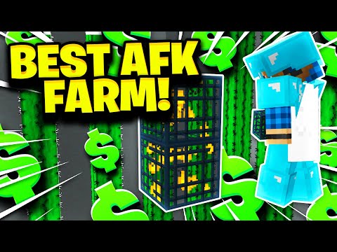 SlatePlays - BEST AFK SPAWNER FARM! **OVERPOWERED!** | Minecraft Skyblock | OPLegends