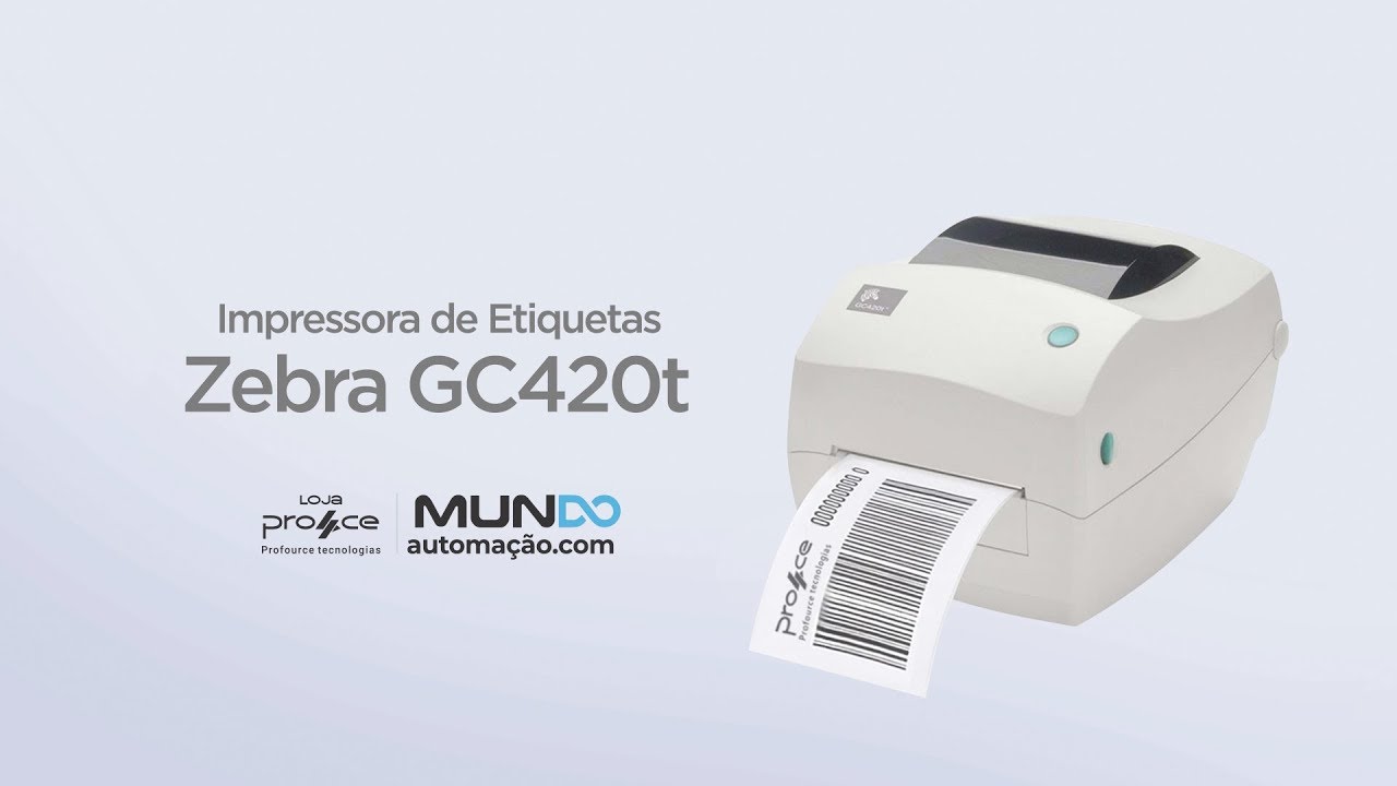 Impressora de Etiquetas Zebra GC420t - Modelo mais vendido no Brasil