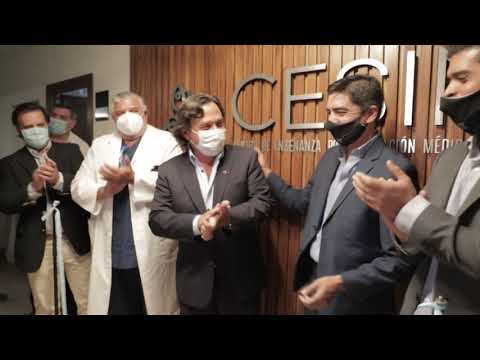 El gobernador Sáenz inauguró el Centro de Enseñanza por Simulación Médica