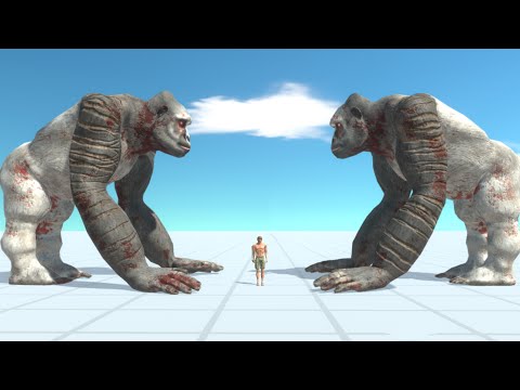 2x GORO THE GIANT vs EVERY UNIT - Animal Revolt Battle Simulator