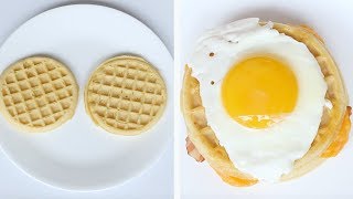 Waffle Egg Sandwich