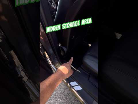DODGE DURANGO: HIDDEN STORAGE LOCATION IN MOST DURANGOS!