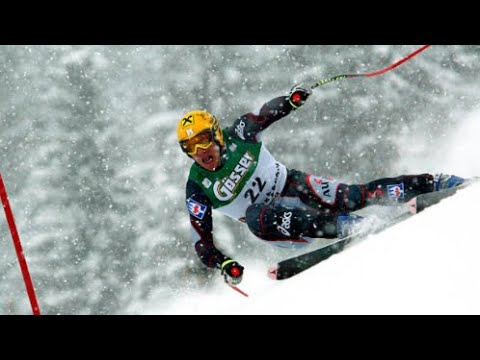 Hermann Maier wins super-G (Kitzbühel 2003)