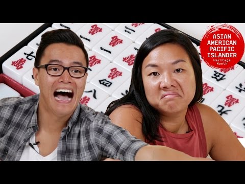 【多元文化】亞裔美國人，挑戰打麻將！ (Asian-Americans Learn To Play Mahjong)