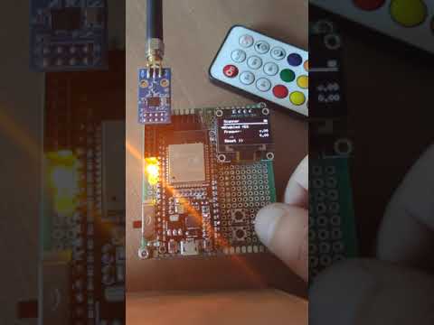 ESP32 + CC1101 -  Custom Firmware with oled