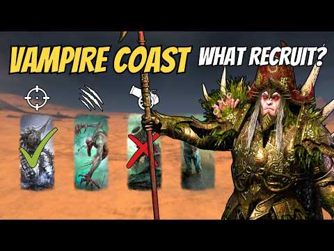 Vampire Coast Units Guide, What You NEED to Recruit & What NOT | Total War Warhammer 3