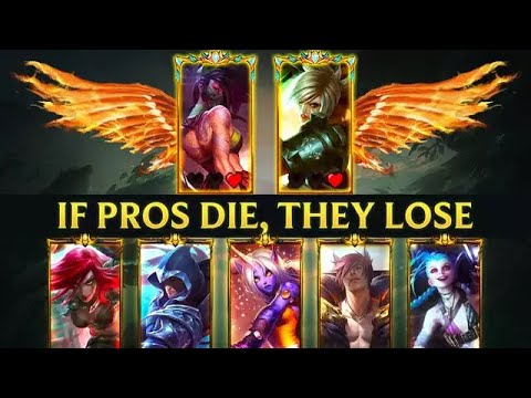 2 Pro Players vs. 5 Gold Players, but Pros have ONE LIFE (INSANE DIFFICULTY)