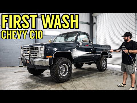 Thumbnail for First Wash 1986 Chevy C10 | Barn Find Restoration | Satisfying Car Detailing Transformation! by video, Car, Vehicle, vide, video i