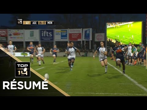 TOP 14 - Résumé Agen-Montpellier: 31-29 - J19 - Saison 2017/2018