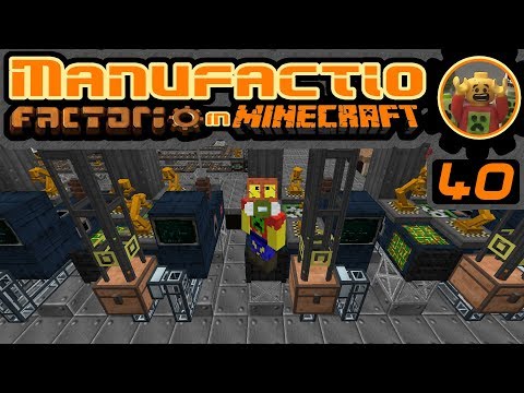 Jim in Manufactio Minecraft E40 - Logistics Crafting Factory!