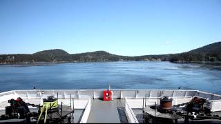 preview picture of video 'BC Ferries HD 1080p trip through Active Pass'