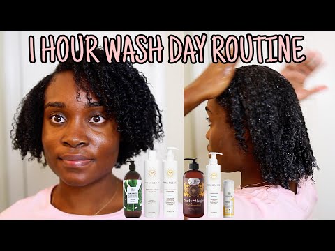 1 HR WASH DAY ROUTINE | BEAUTYBYAJ