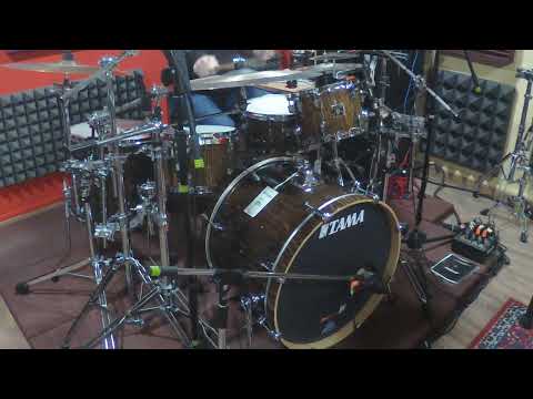 Tama Superstar Exotic & CODE Drumheads & Groove cymbals Crixus Brilliant Series (video demo)