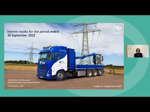 Vp plc - Investor Presentation (Interim Results) - November 2025