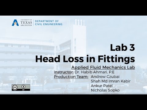 Fluid Mechanics Lab # 3 - Head Loss in Fittings