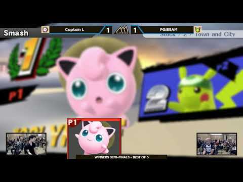 Flatiron 3 Winners Semi-Finals - PG|ESAM (Pikachu) vs Captain L (Pikachu/Jigglypuff)