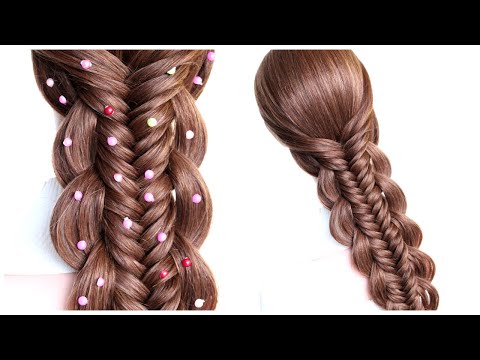 Suspended Loop Fishtail Braid 😱 Christmas Holiday...