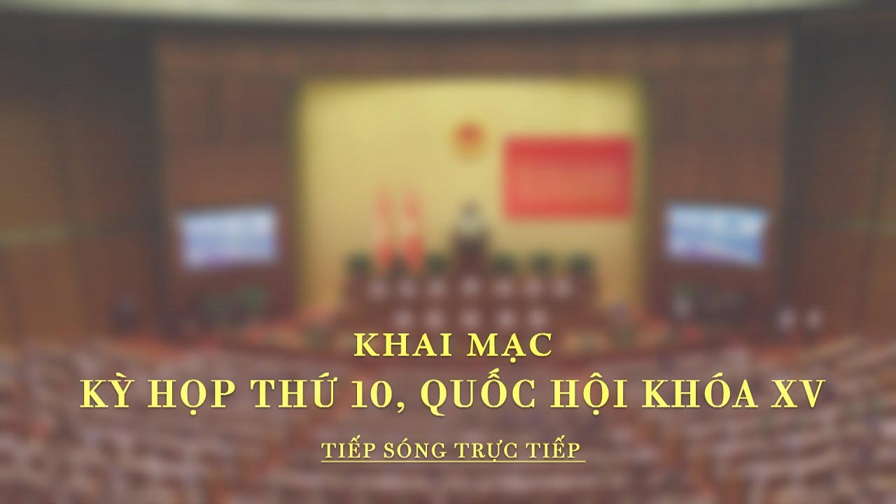 Phiên họp chiều 20/10, Kỳ họp thứ 10, Quốc hội khóa XV