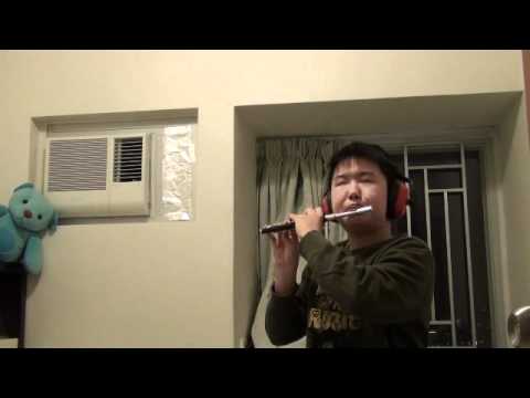 testing high notes of my Piccolo (Yamaha YPC-82 wooden body)