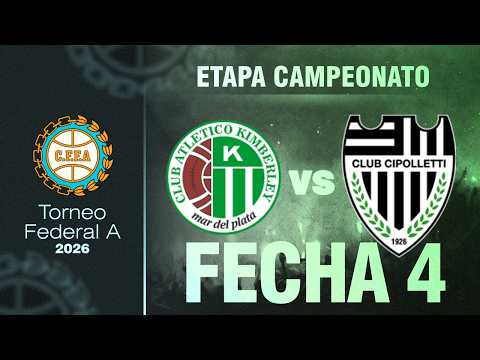 KIMBERLEY (Mar del Plata) VS. CIPOLLETTI (Río Negro)- Fecha 4 Segunda fase | FEDERAL A