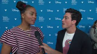 D23 2019 - Monsters At Work - Itw Ben Feldman and Aisha Tyler (official video) video